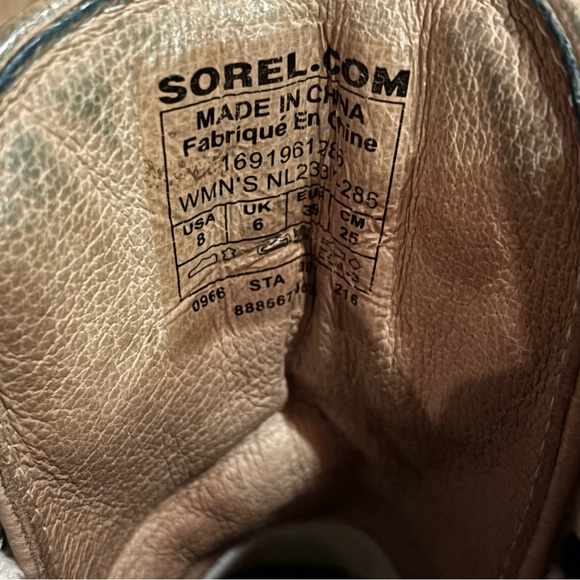 Sorel Lexi leather wedge boots - Picture 10 of 15